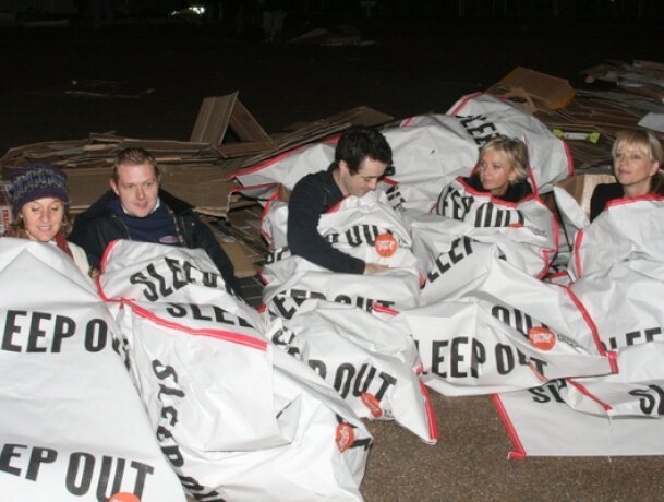 Centrepoint sleepout 2009